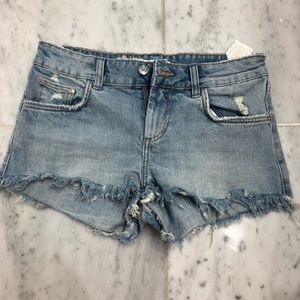 NWOT Zara TRF denim shorts